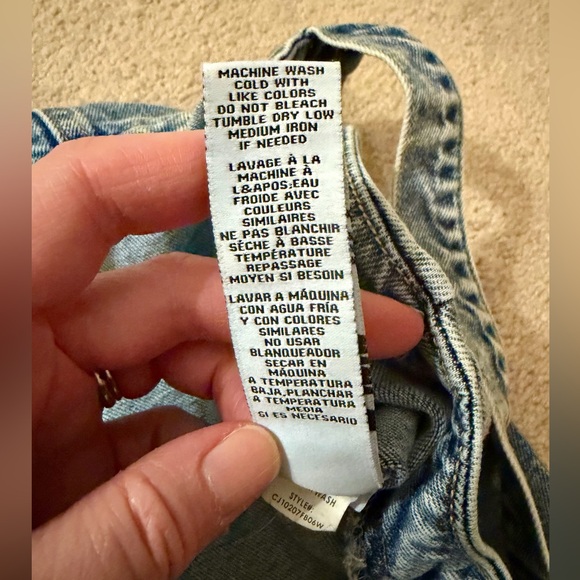 Celebrity Pink Women’s Blue Denim Overall Dress - Picture 11 of 12